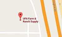 map with UFA pin