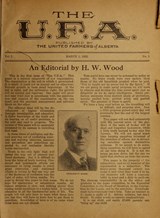 The U.F.A. Newspaper cover
